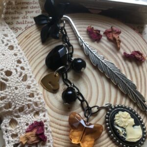 Marcapáginas dama vintage